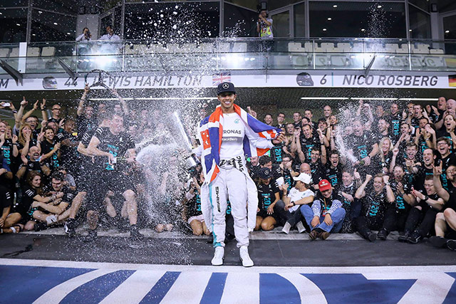 Lewis Hamilton wins 2014 F1 Drivers' Championship