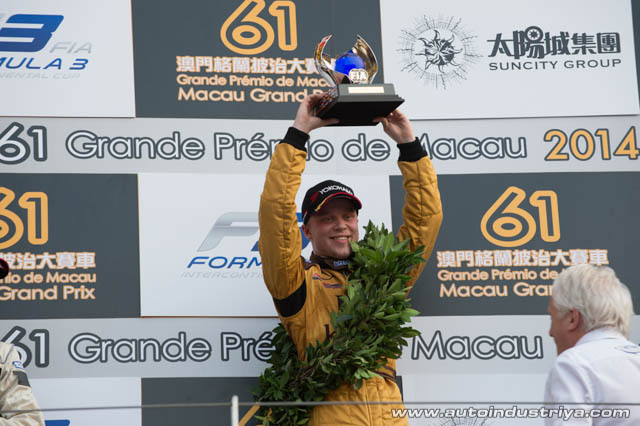 Rosenqvist wins 2014 Formula 3 Macau GP 