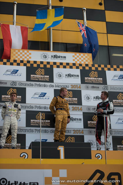 Rosenqvist wins 2014 Formula 3 Macau GP 