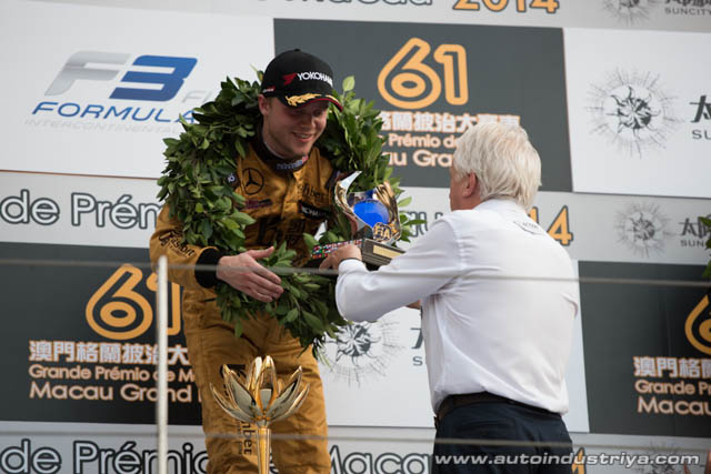 Rosenqvist wins 2014 Formula 3 Macau GP 