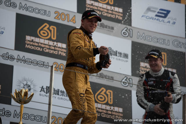 Rosenqvist wins 2014 Formula 3 Macau GP 