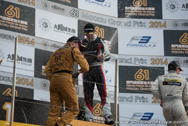 Rosenqvist wins 2014 Formula 3 Macau GP 