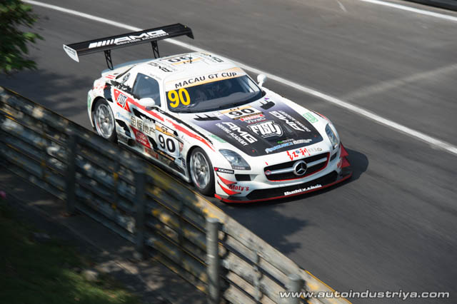 Maro Engel wins 2014 Macau GT Cup