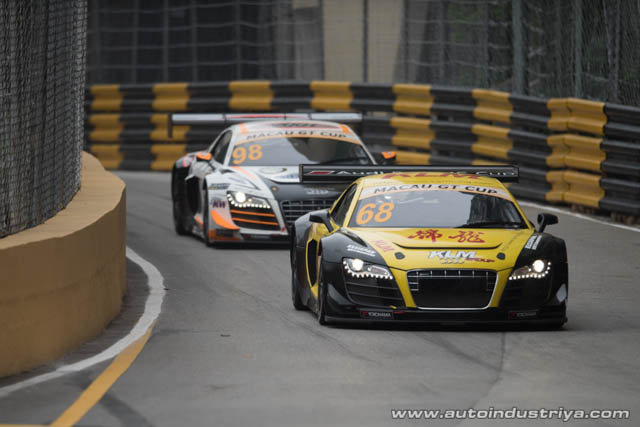 Maro Engel wins 2014 Macau GT Cup