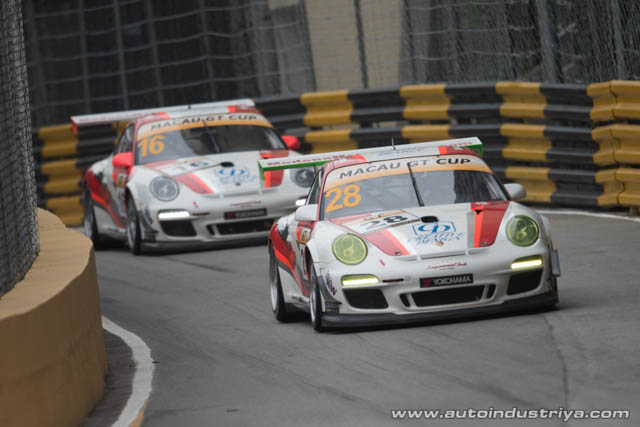 Maro Engel wins 2014 Macau GT Cup
