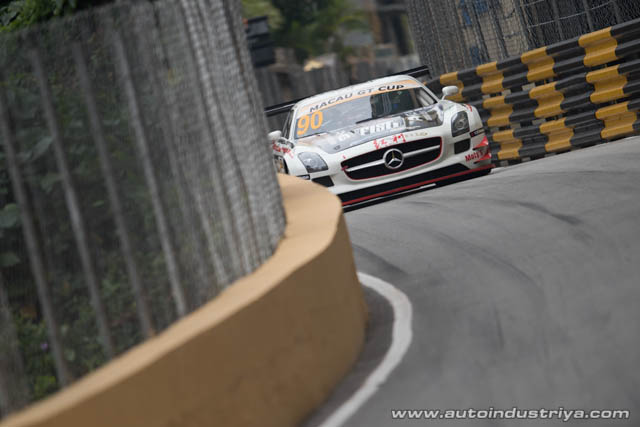 Maro Engel wins 2014 Macau GT Cup
