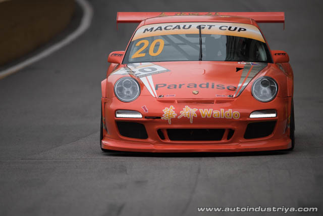 Maro Engel wins 2014 Macau GT Cup