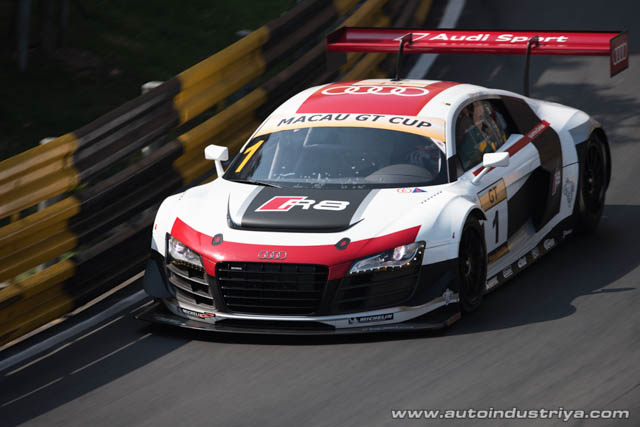 Maro Engel wins 2014 Macau GT Cup