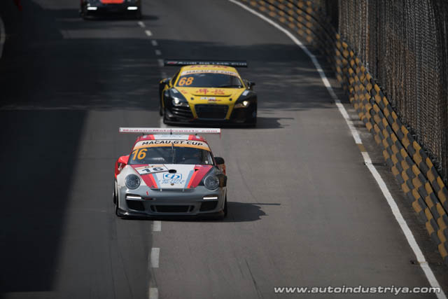 Maro Engel wins 2014 Macau GT Cup