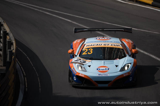 Maro Engel wins 2014 Macau GT Cup