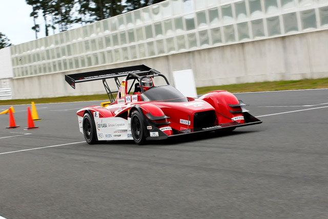 Racing electric with Mitsubishi's Hiroshi Masuoka