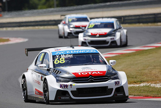 WTCC 2015: Citroen dominates race in Slovakia