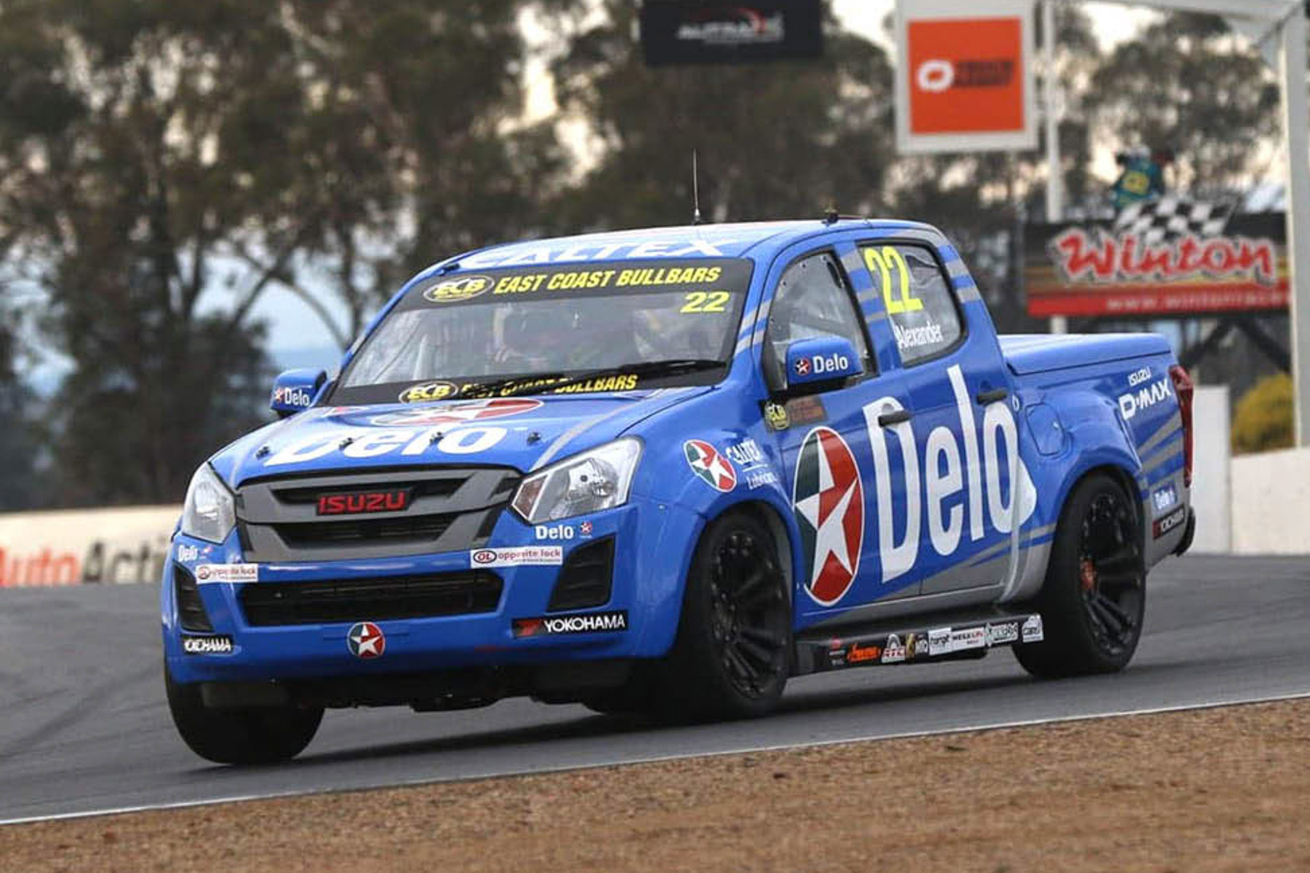 Yes, that is an Isuzu D-Max race truck