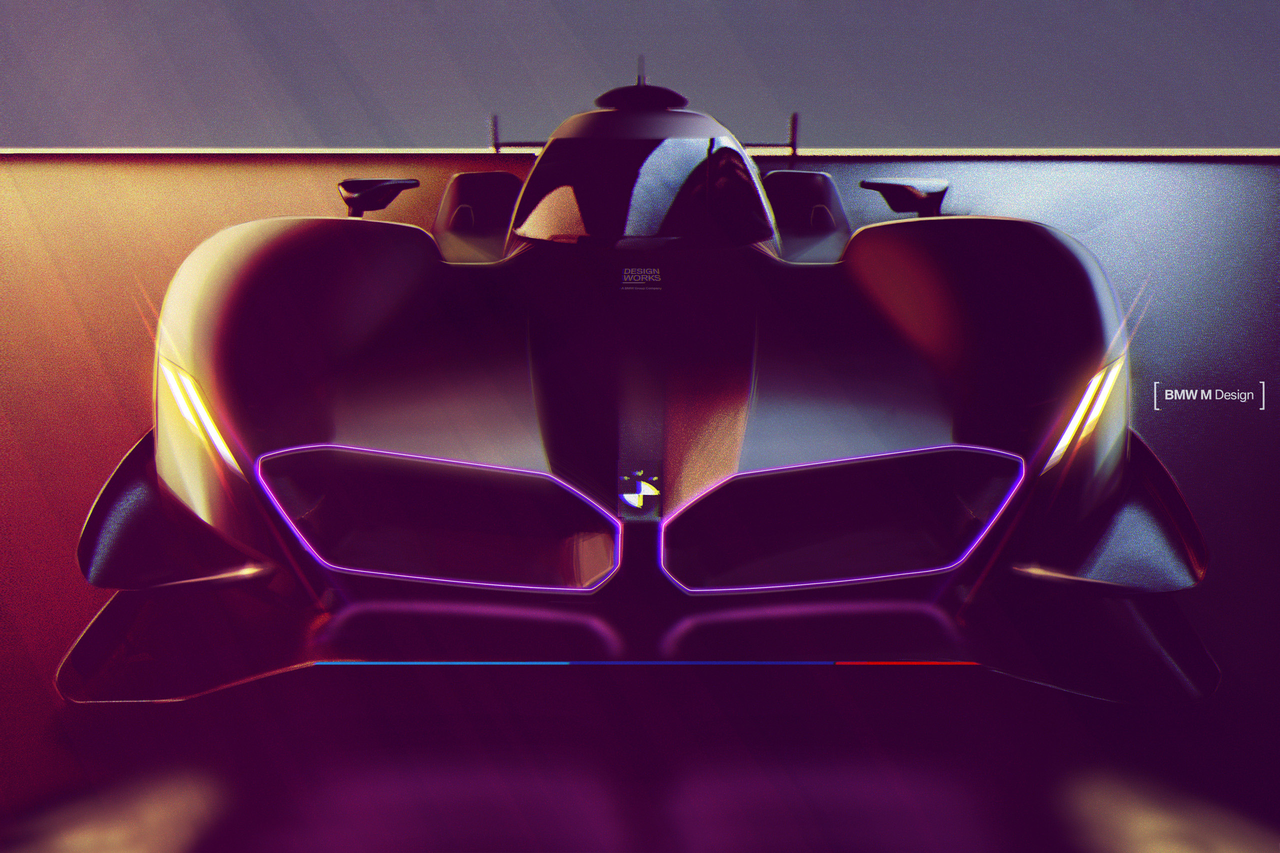 BMW's new Le Mans Daytona Prototype racer also has a huge grille