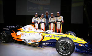 ING Renault F1 Team Launches 2007 R27 Car