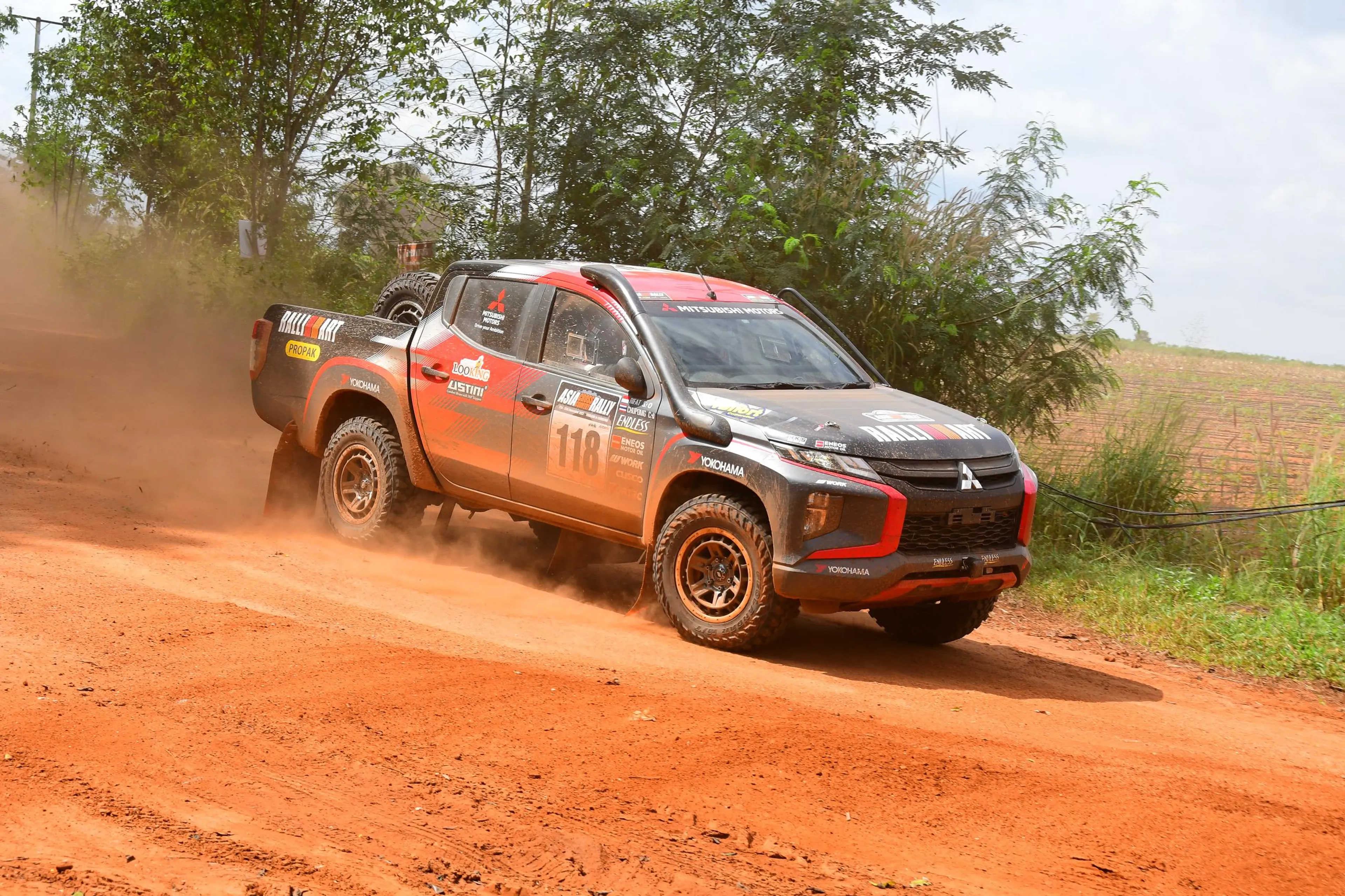 Mitsubishi relaunches Ralliart team; leads 2022 AXCR after 2 days