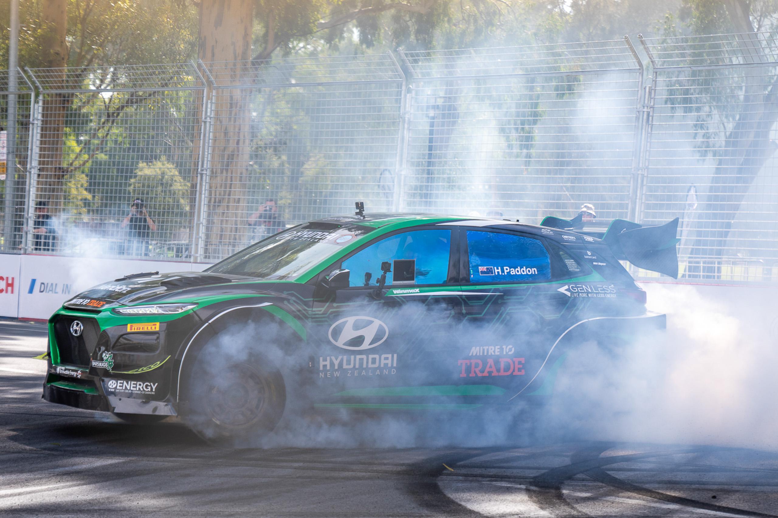 Hyundai Kona EV rally car has over 800 PS