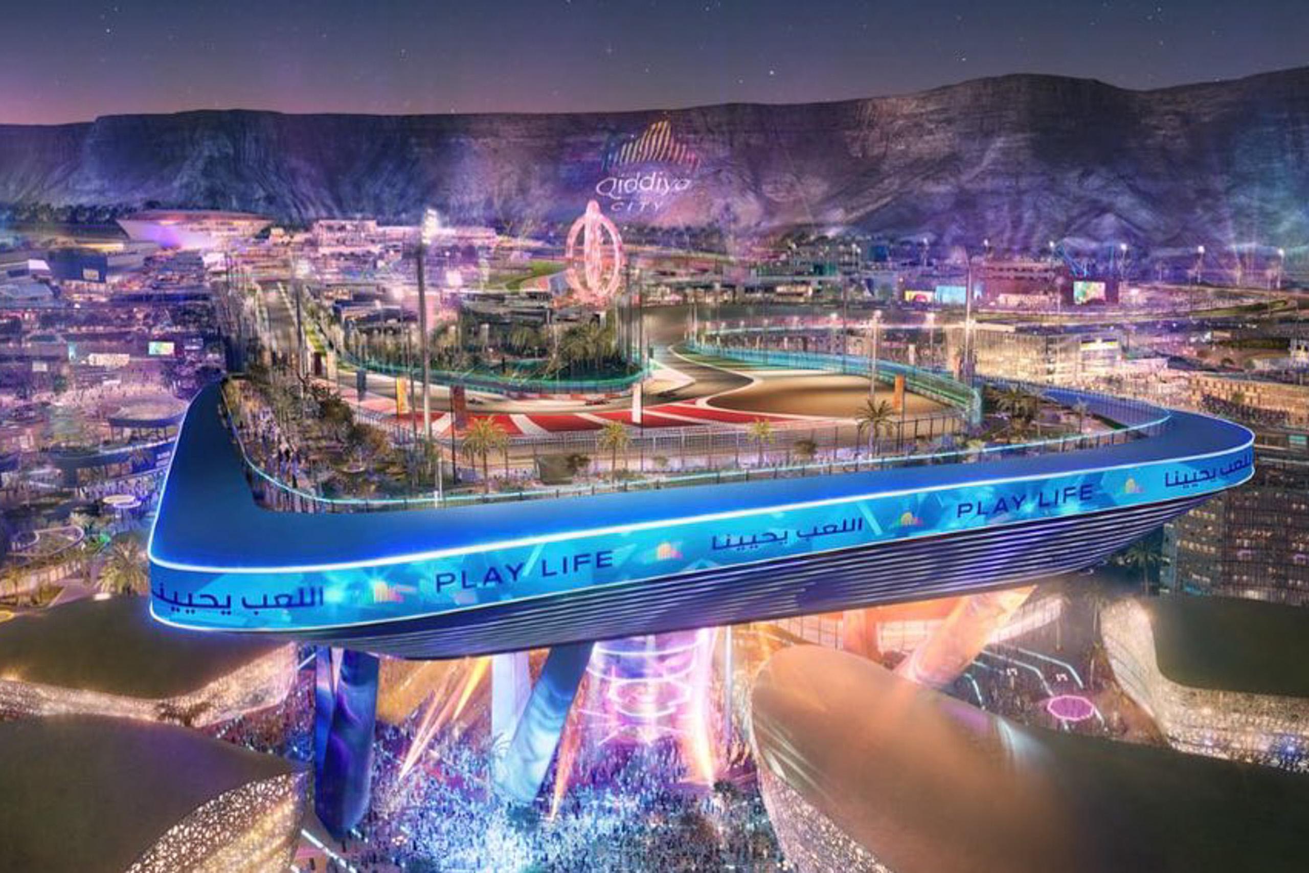 Saudi Arabia’s upcoming F1 track wants to elevate racing, literally