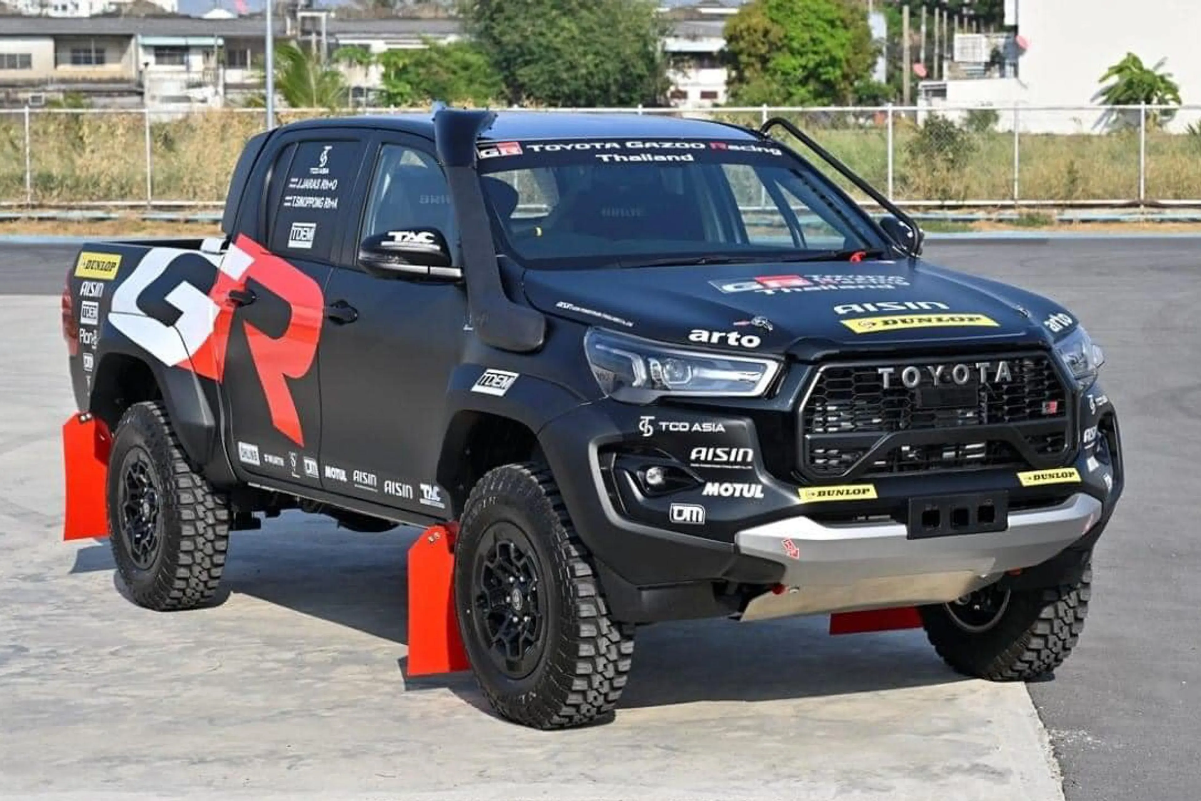 Toyota is racing the new Hilux GR Sport at AXCR 2024