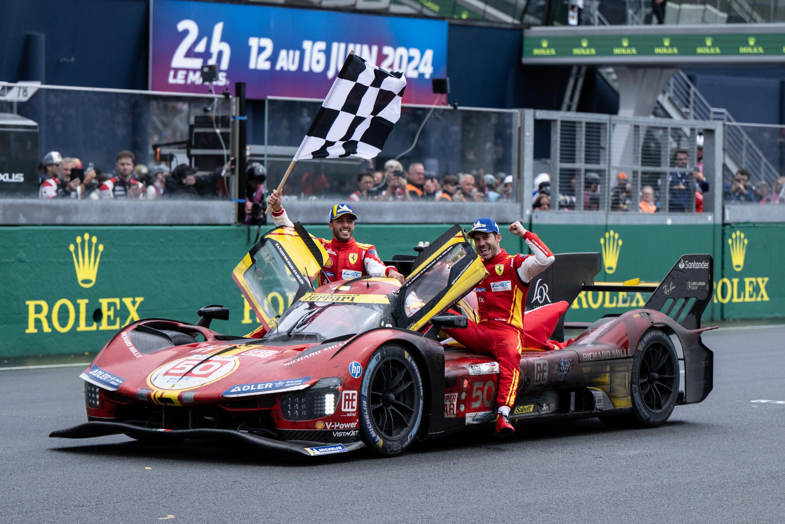 Ferrari claims second successive victory at 24 Hours of Le Mans