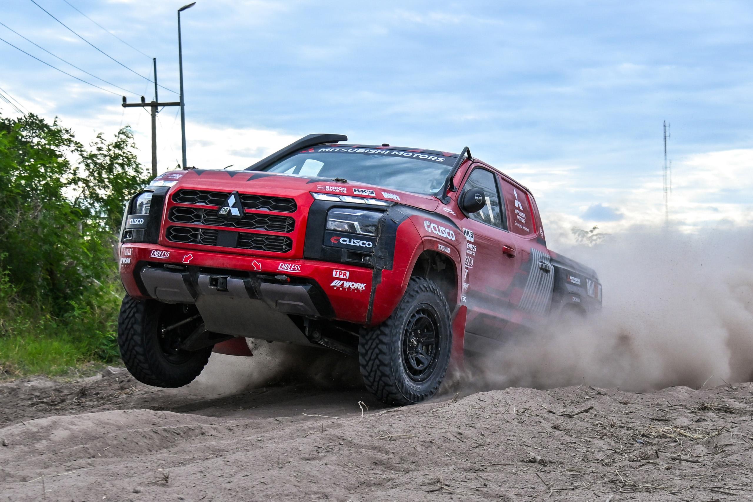 Mitsubishi goes full rally spec with 2024 AXCR Triton