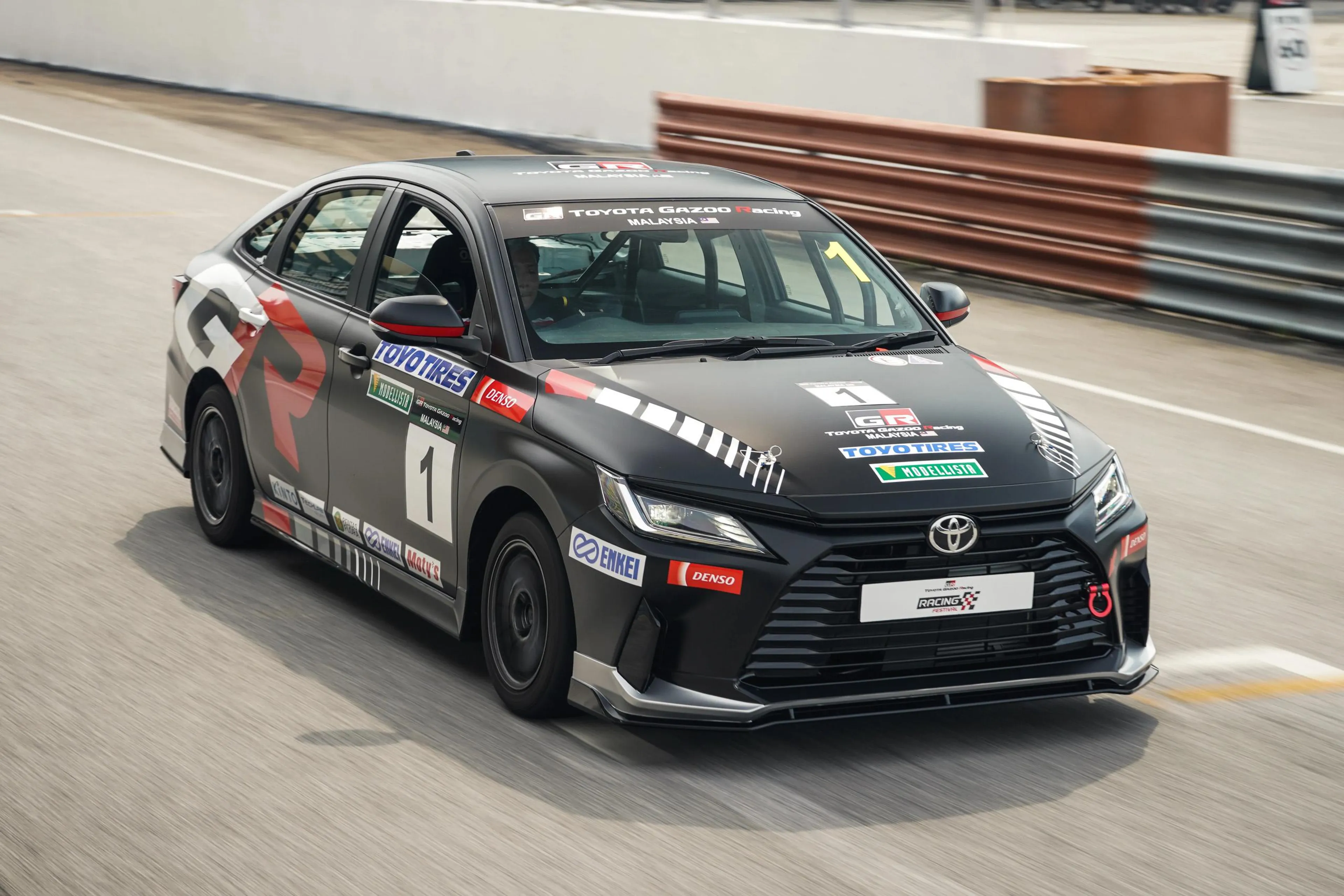 Toyota DNGA Vios looks mean with new Gazoo Racing colors