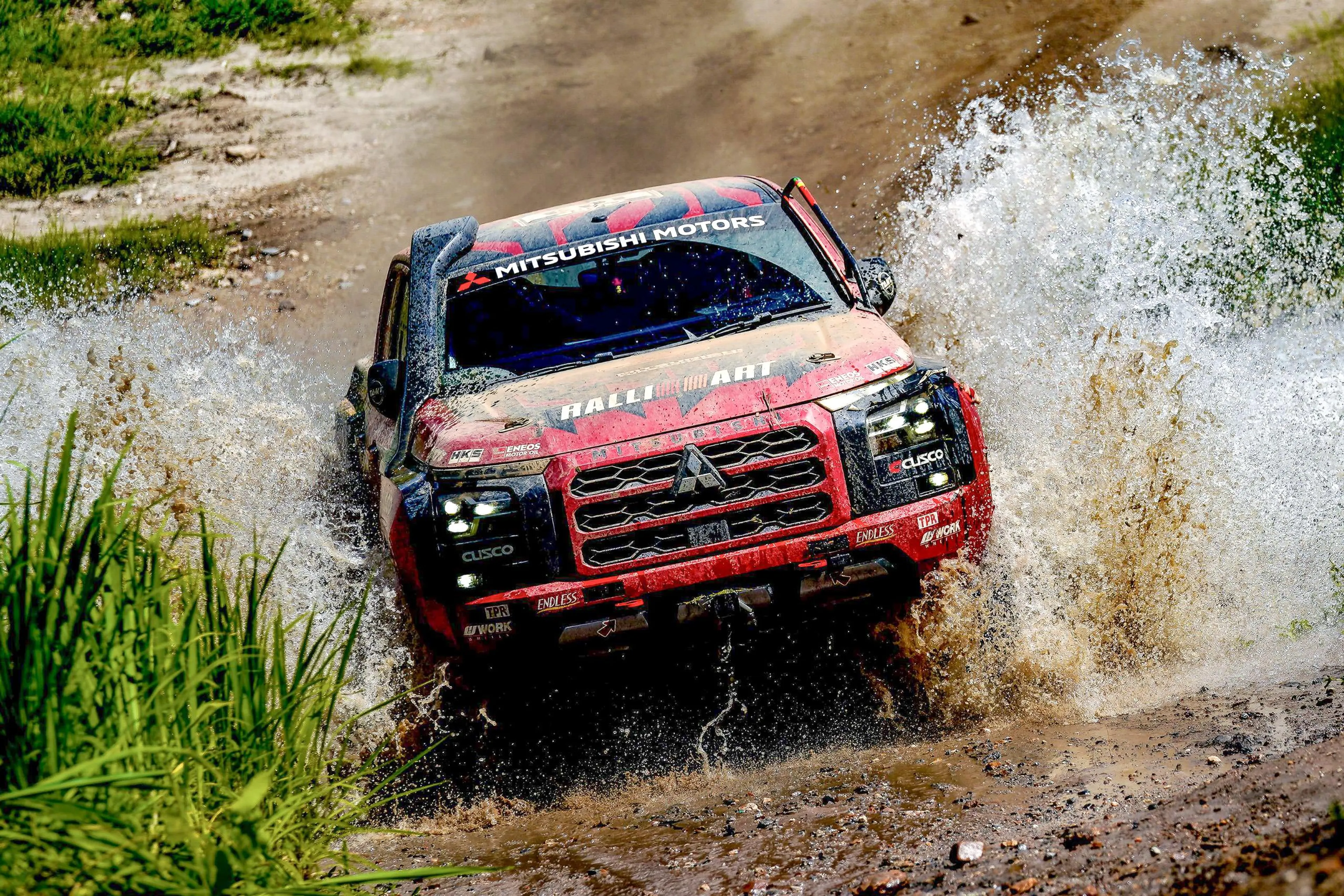 AXCR 2024: Team Mitsubishi Ralliart is now leading the rally