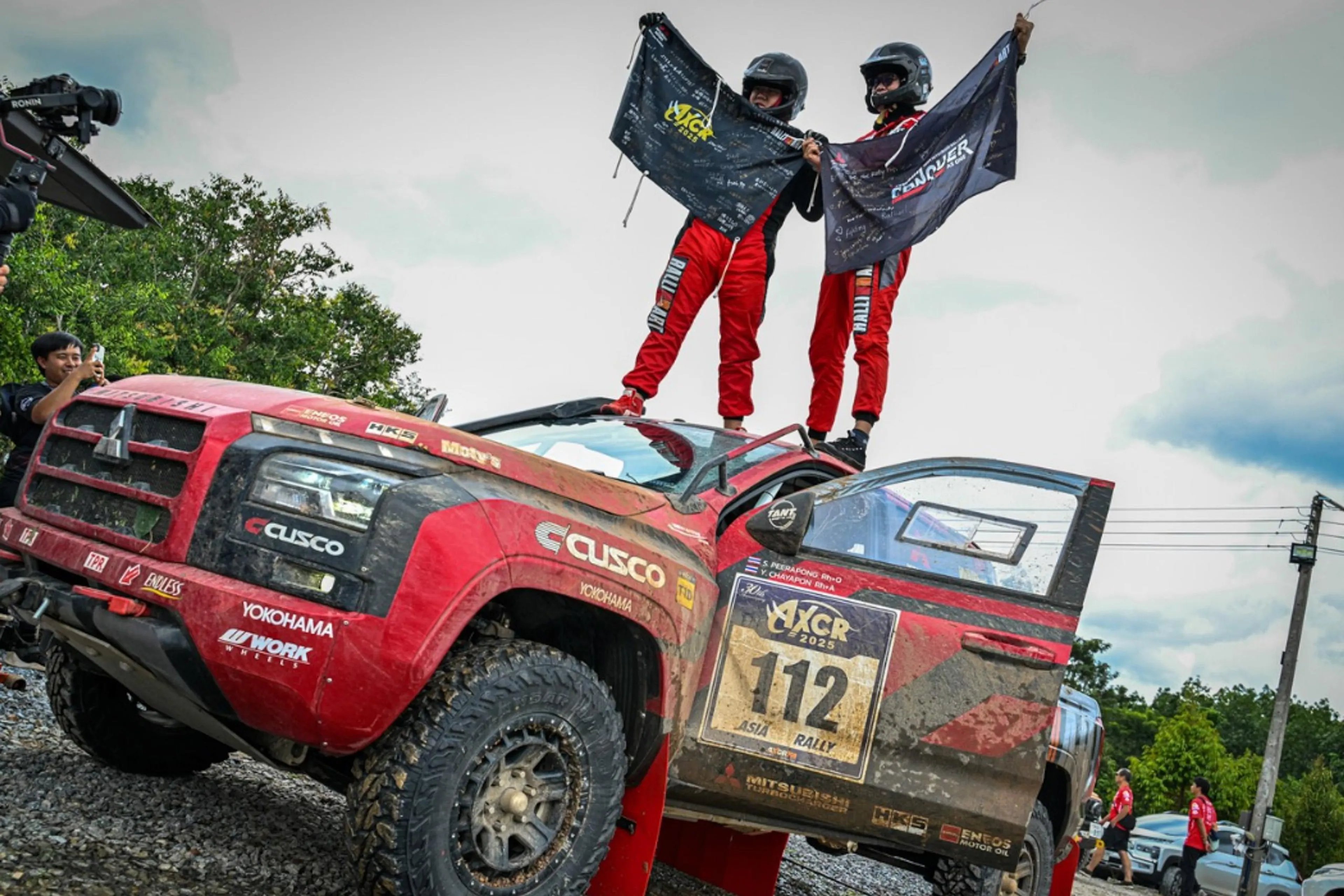 Mitsubishi Ralliart reclaims AXCR crown with Triton rally truck