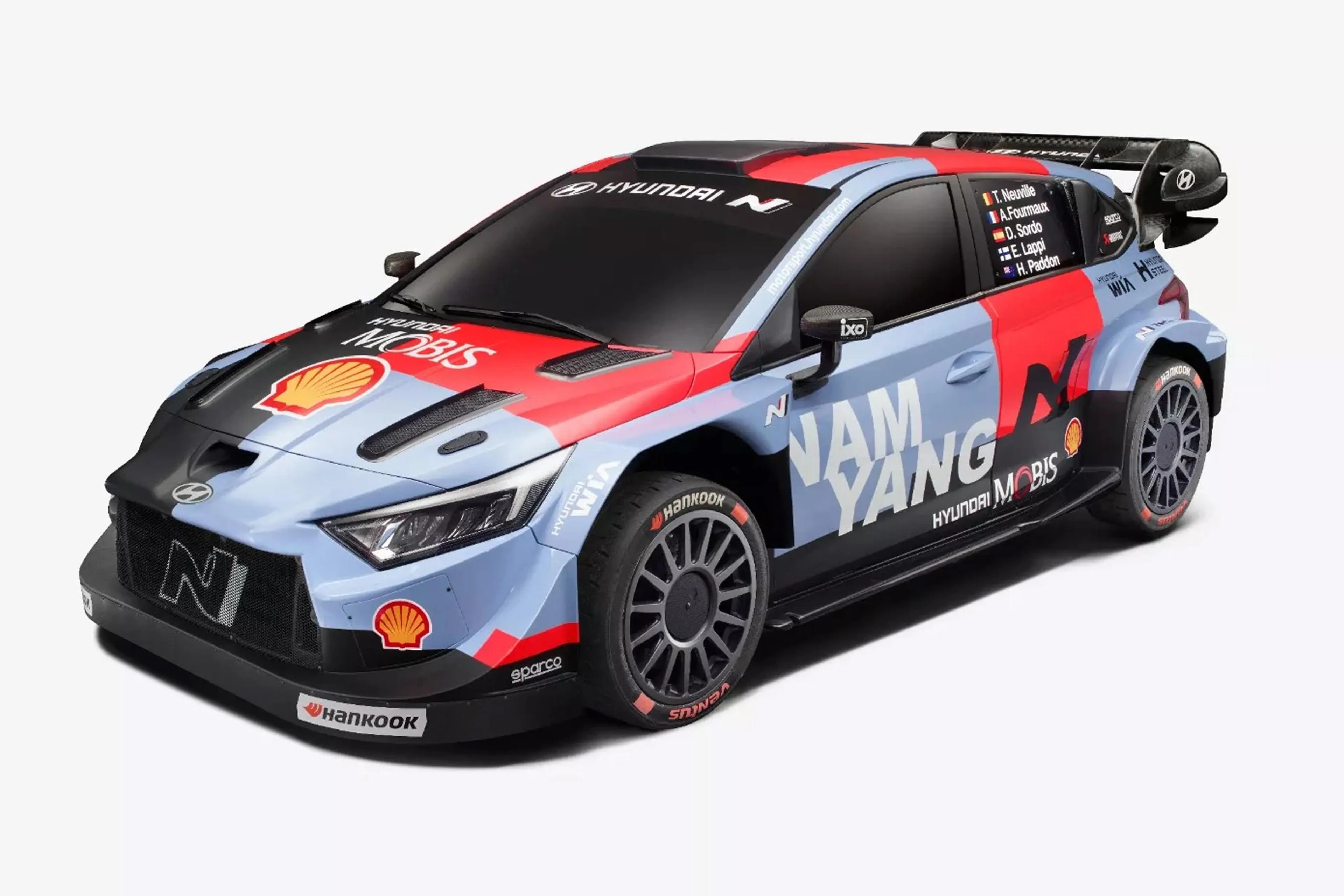 Hyundai Motorsport reveals the i20 N Rally1 WRC’s new look