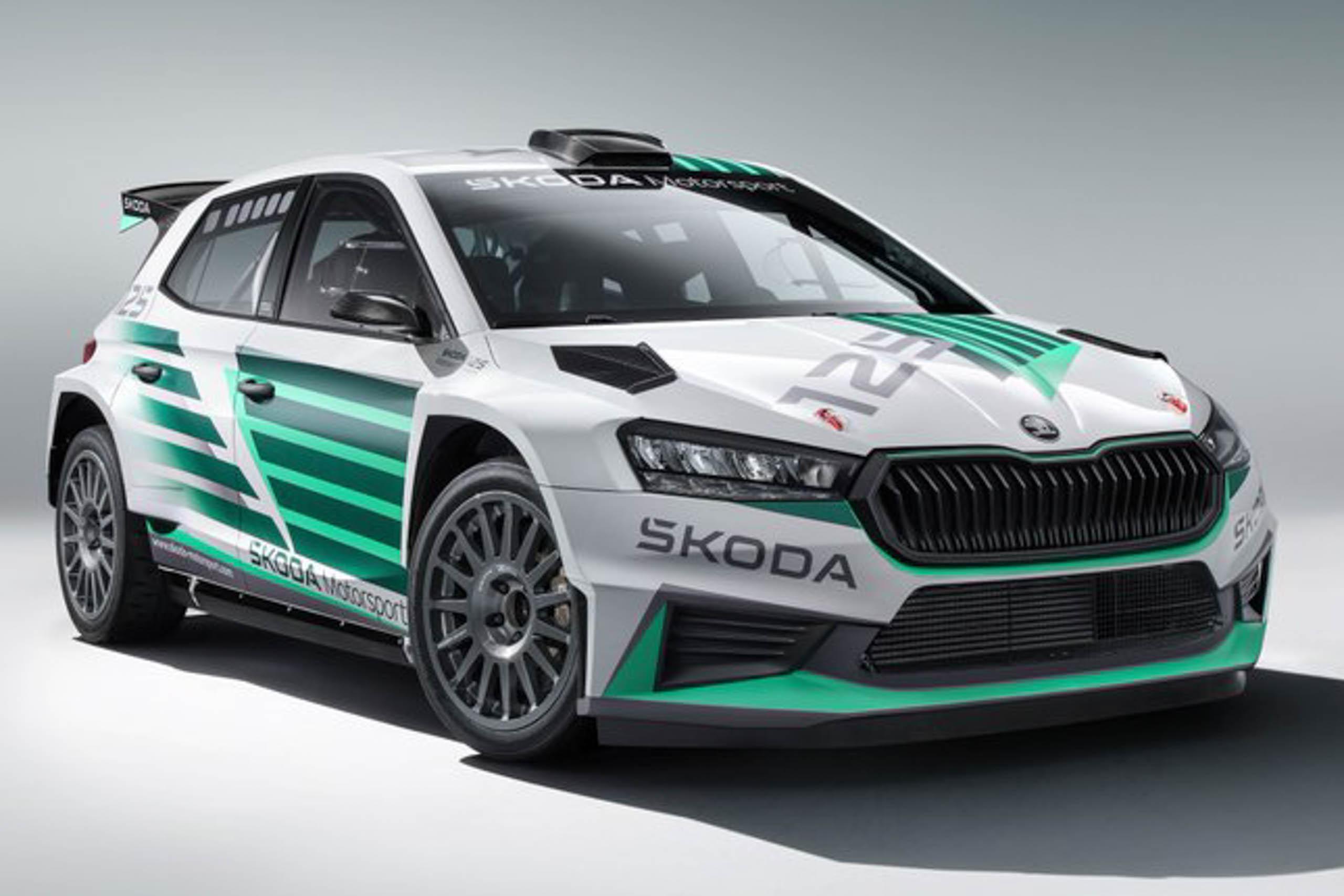 Škoda Motorsport marks 125 years with special Rally2 package