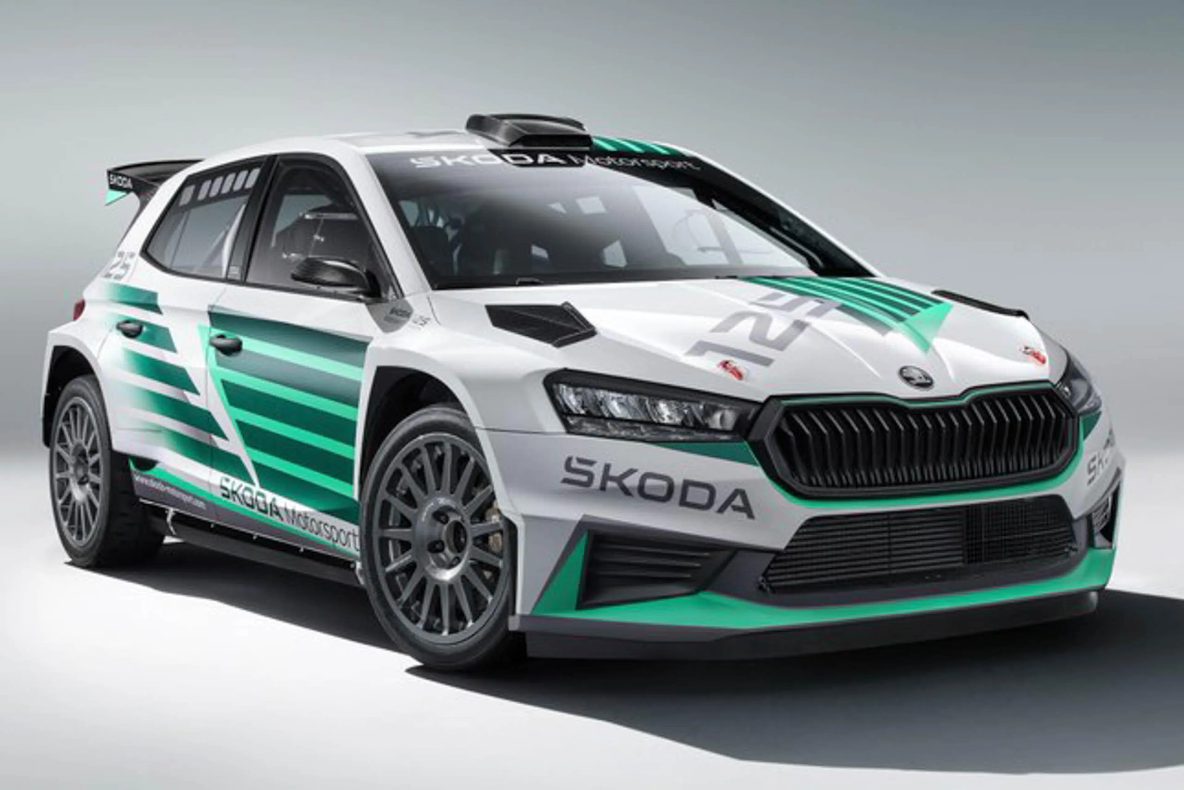 Škoda Motorsport marks 125 years with special Rally2 package