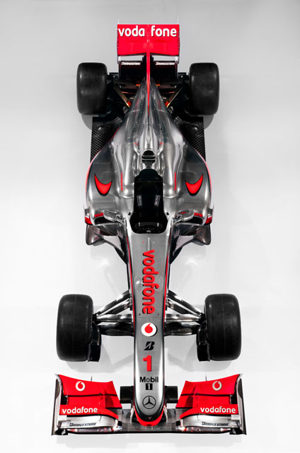 McLaren Mercedes unveils MP4-25 chassis for 2010 F1 Season