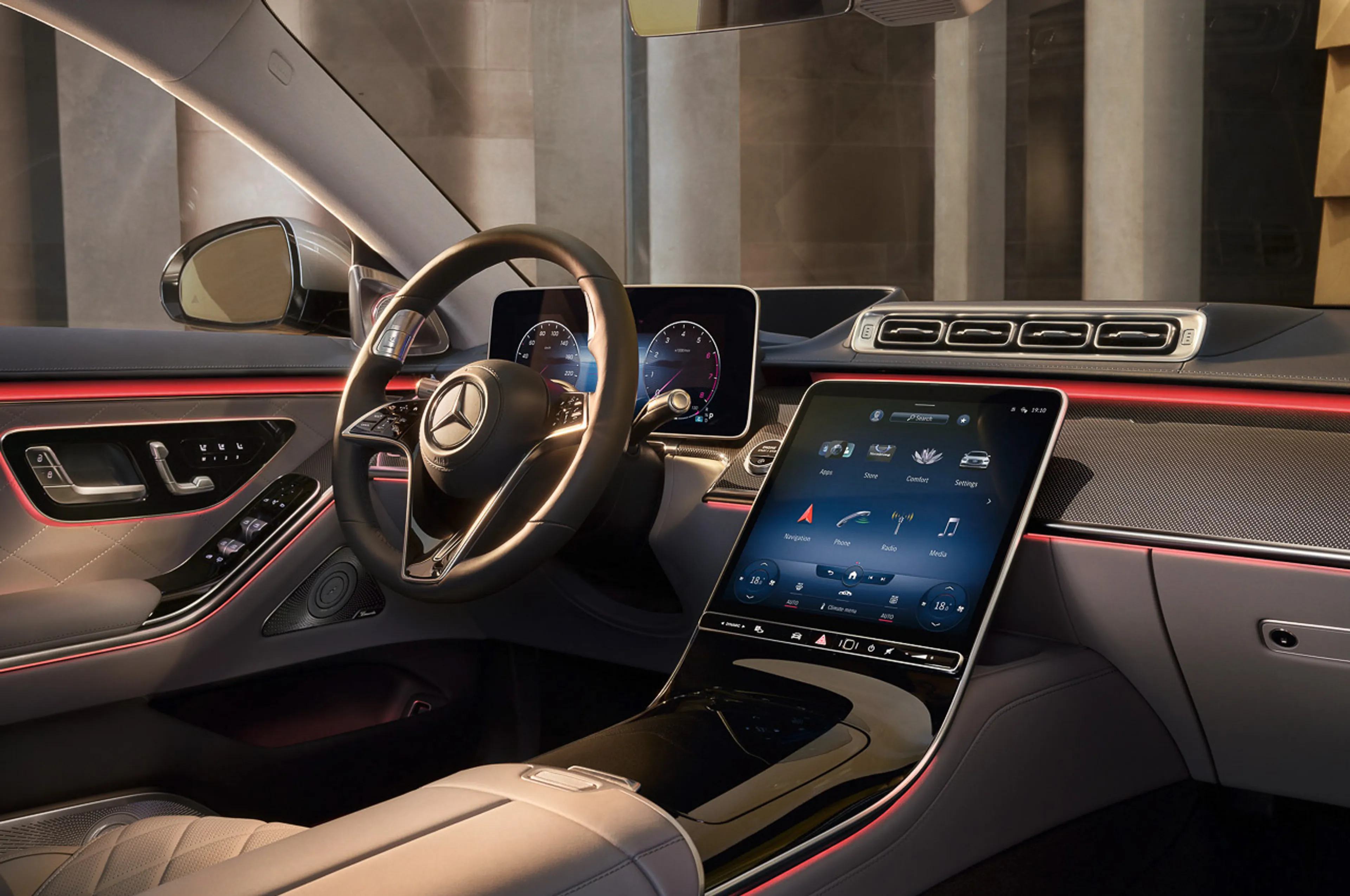 2022 Mercedes-Benz S-Class S 450 Long 4MATIC thumbnail 3