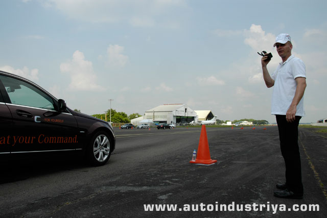 AMG Driving Academy instructor at C-Class Driving Experience in Clark