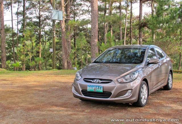 Engine Bay - 2012 Hyundai Accent GLS Blue