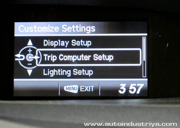Multi-information display - 2012 Honda Civic 1.8 Exi