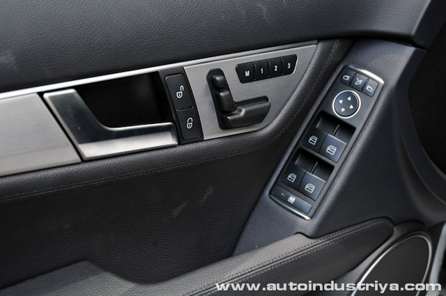 Seat adjustment controls on driver side - 2012 Mercedes-Benz C250 CGI AMG Sport 