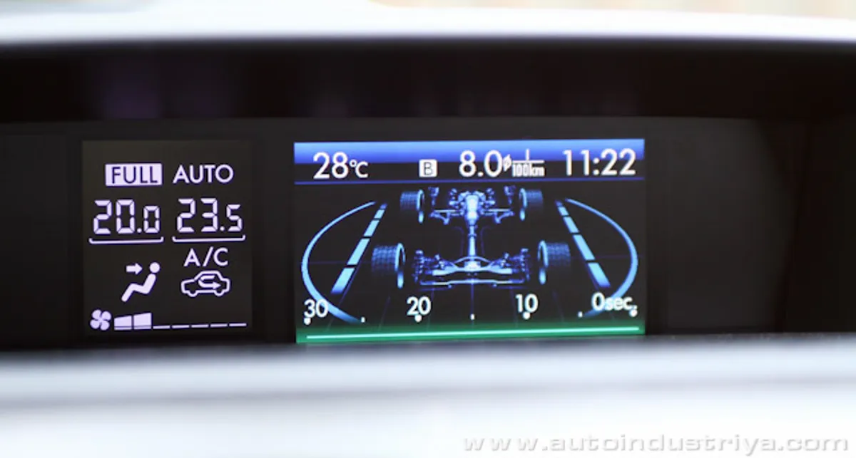 Multi-information display - 2012 Subaru XV 2.0i Premium