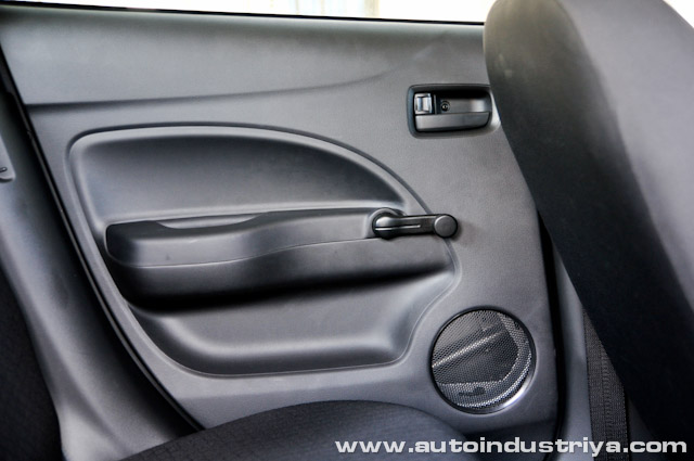 Interior door panel(rear) - 2013 Mitsubishi Mirage GLX CVT