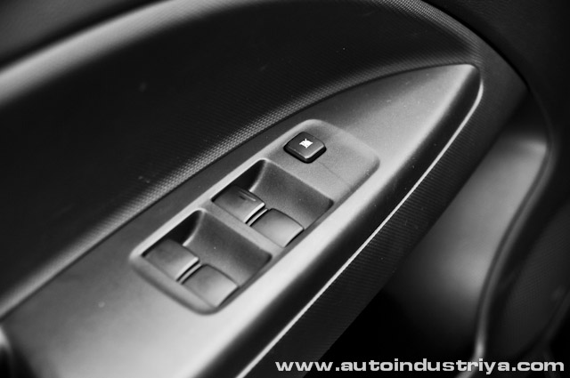 Driver's side controls - 2013 Mitsubishi Mirage GLS MT