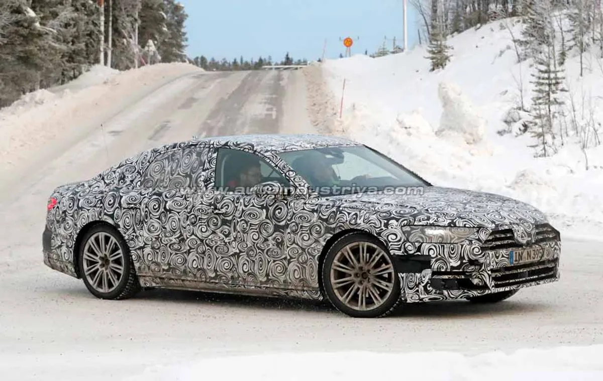 Spied: 2018 Audi A8 tests its extreme weather capabilities | AutoIndustriya