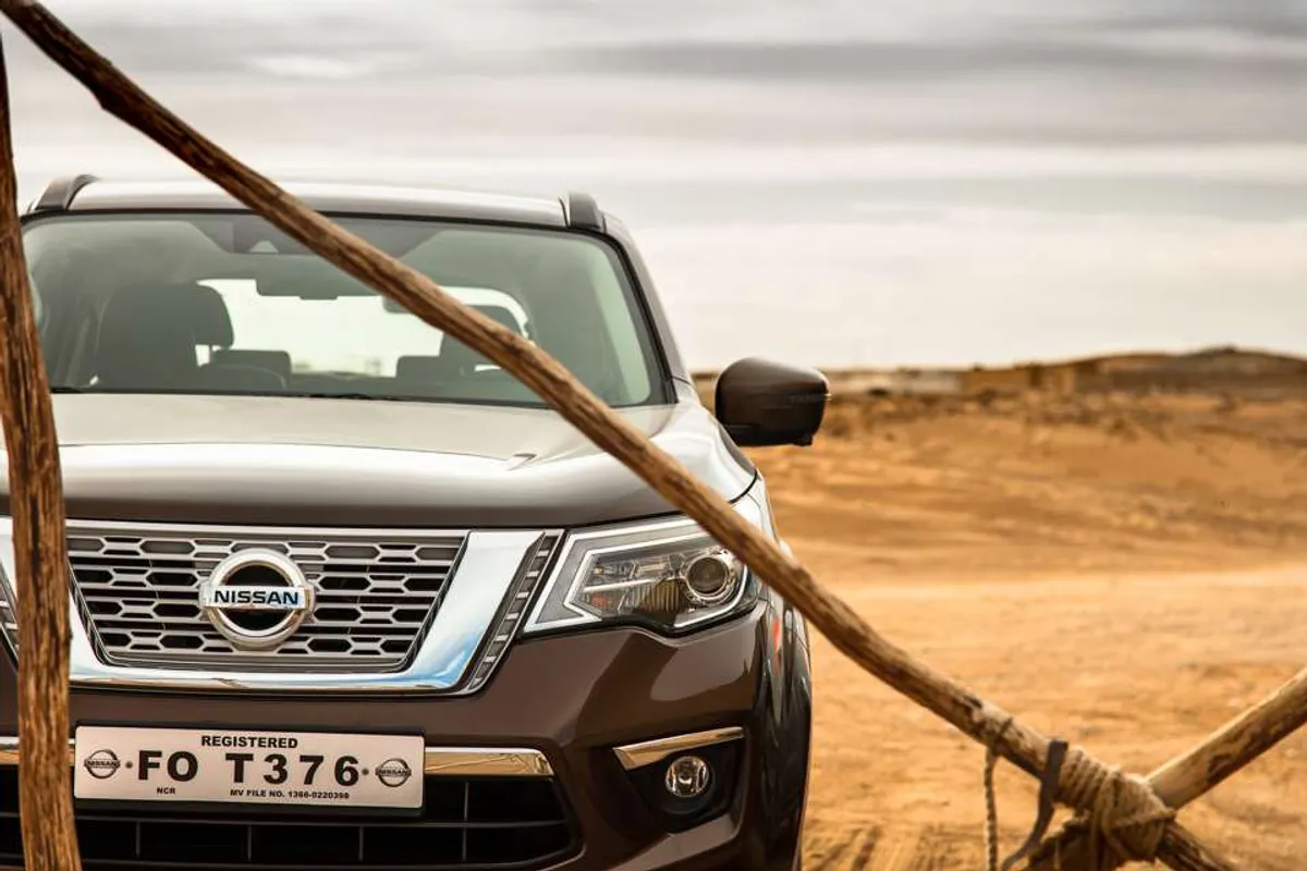 Driving the 2018 Nissan Terra, Titan, Navara, Patrol on the Moroccan Sahara