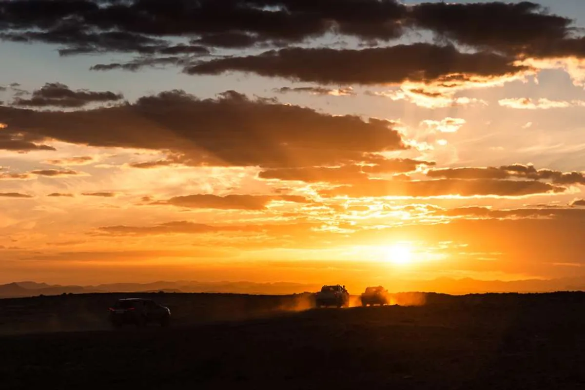 Driving the 2018 Nissan Terra, Titan, Navara, Patrol on the Moroccan Sahara