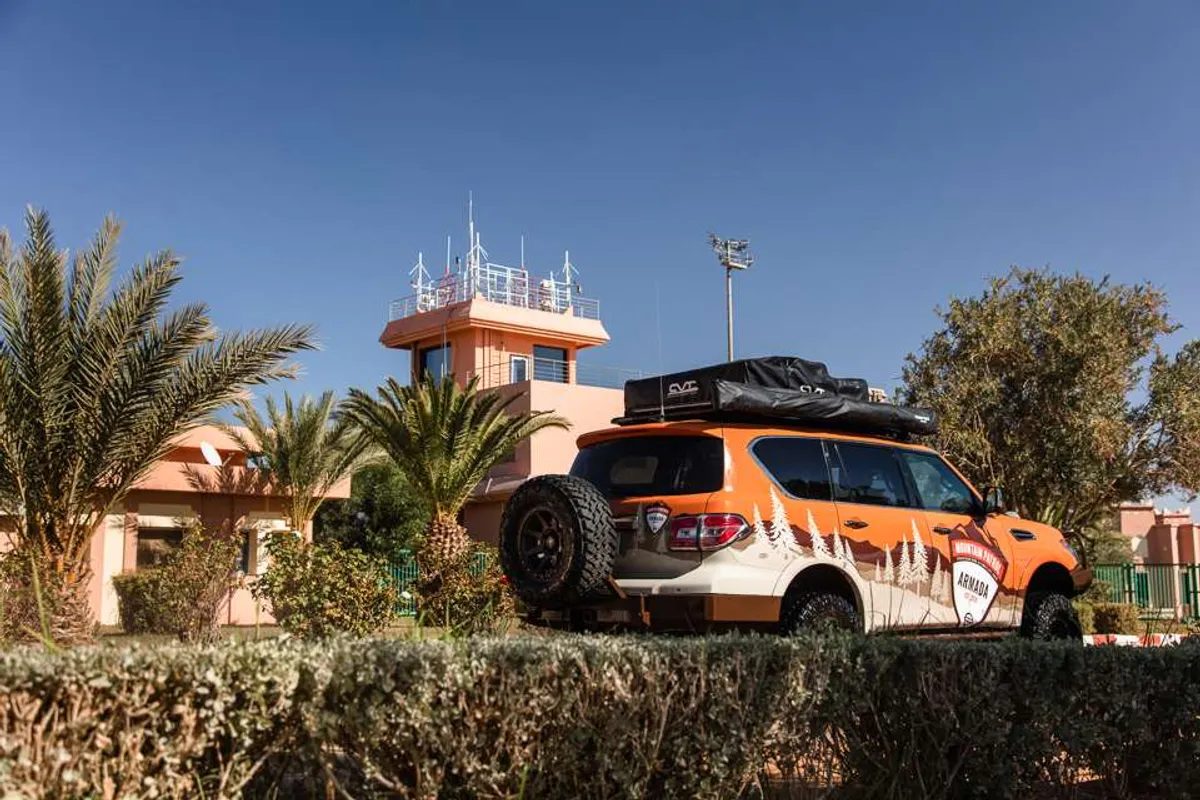 Driving the 2018 Nissan Terra, Titan, Navara, Patrol on the Moroccan Sahara