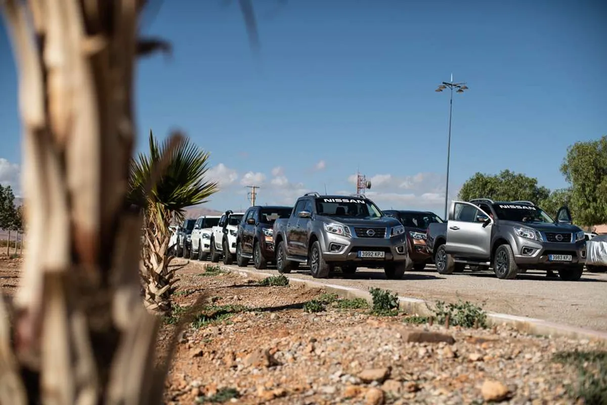 Driving the 2018 Nissan Terra, Titan, Navara, Patrol on the Moroccan Sahara