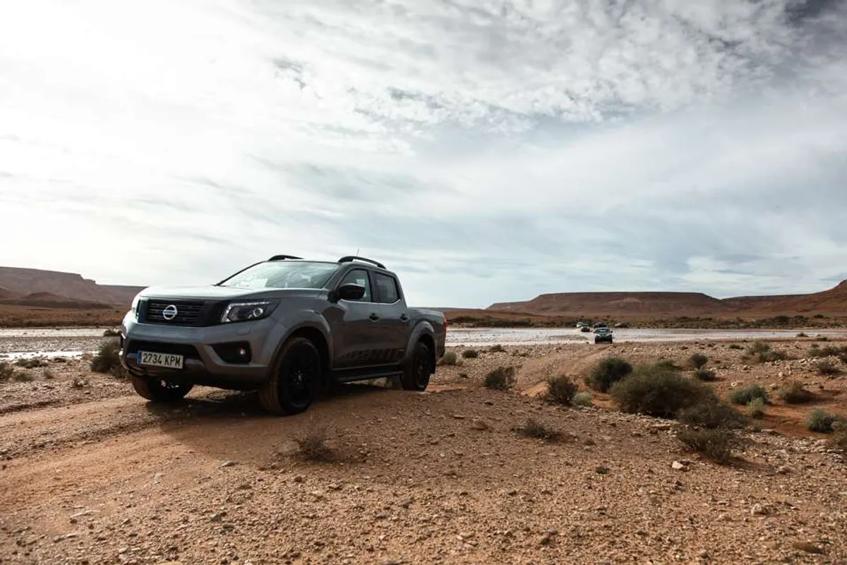 Driving the 2018 Nissan Terra, Titan, Navara, Patrol on the Moroccan Sahara