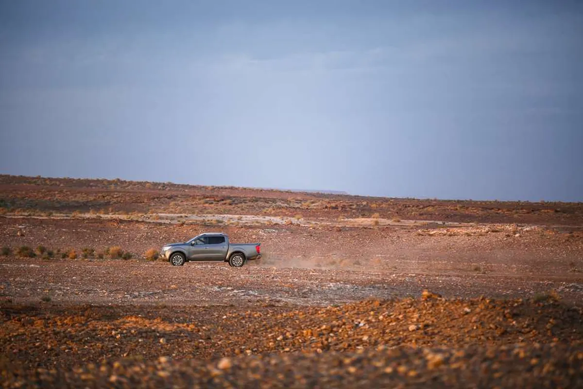 Driving the 2018 Nissan Terra, Titan, Navara, Patrol on the Moroccan Sahara