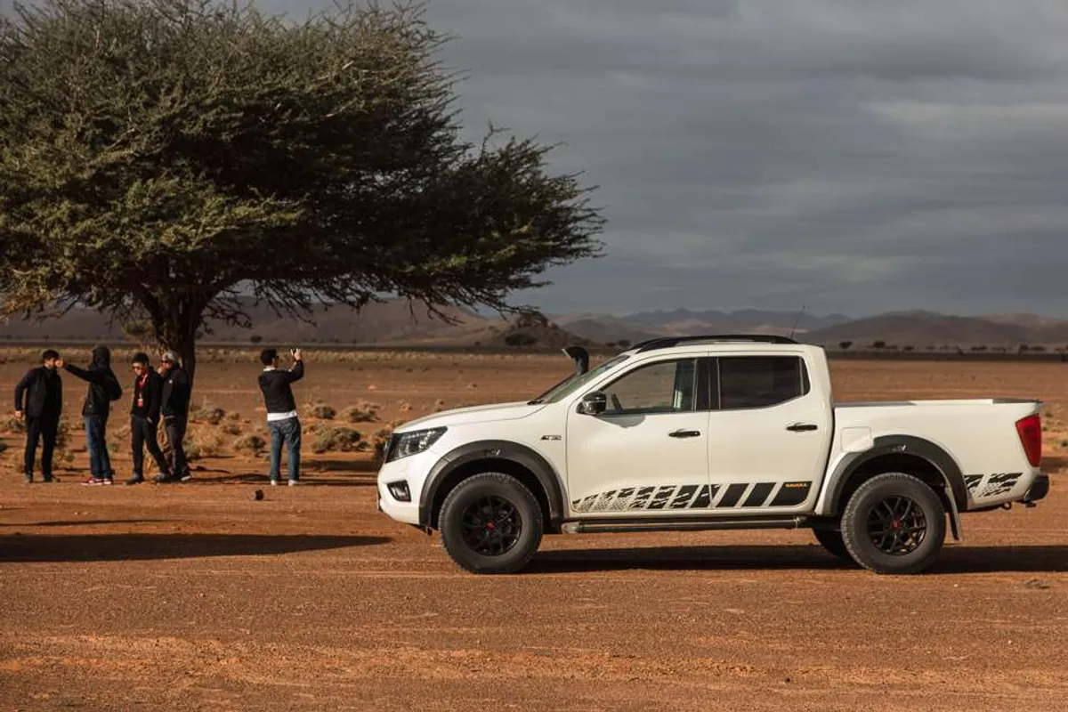 Driving the 2018 Nissan Terra, Titan, Navara, Patrol on the Moroccan Sahara