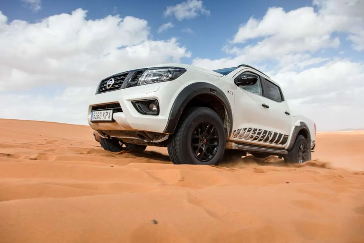Driving the 2018 Nissan Terra, Titan, Navara, Patrol on the Moroccan Sahara