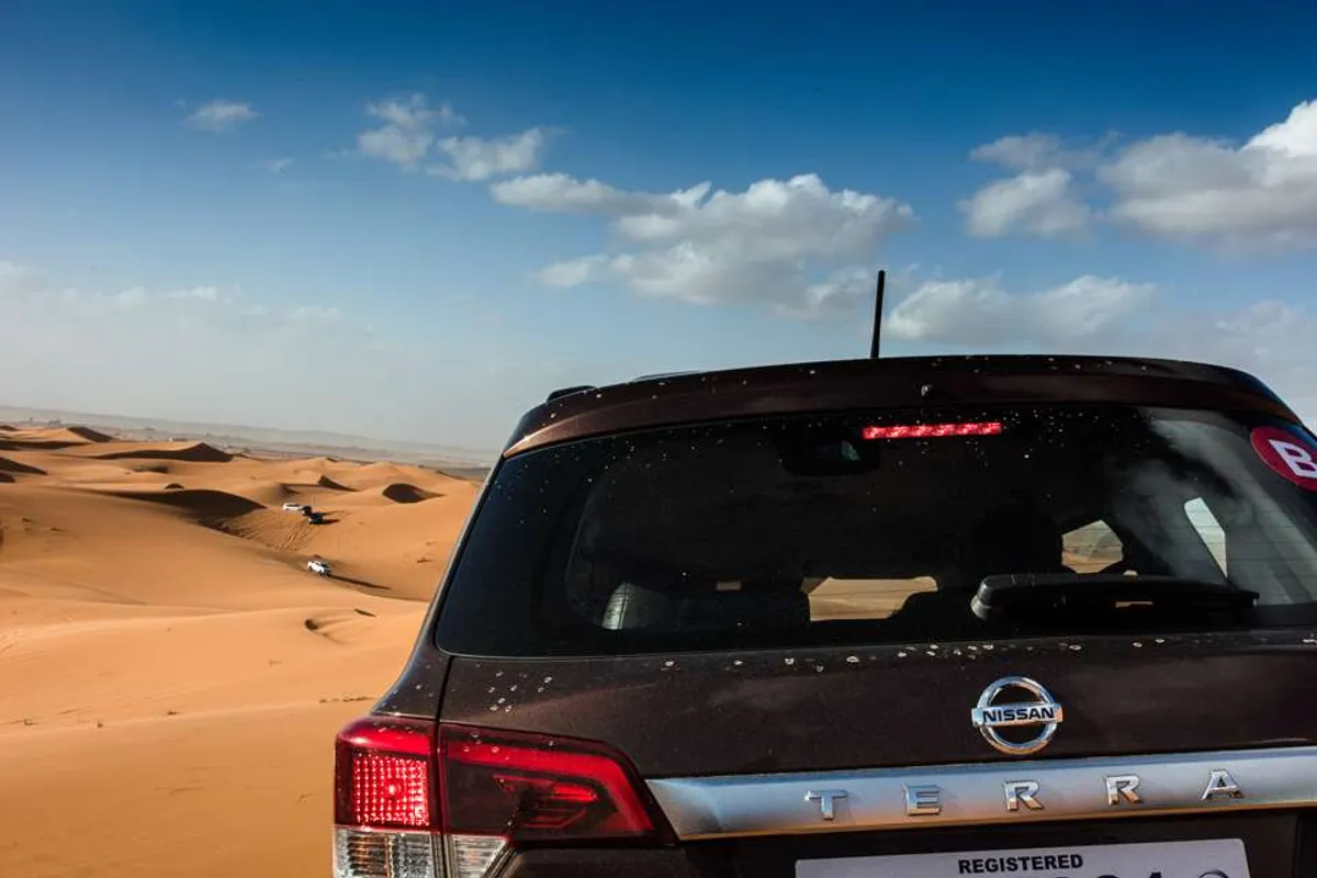 Driving the 2018 Nissan Terra, Titan, Navara, Patrol on the Moroccan Sahara